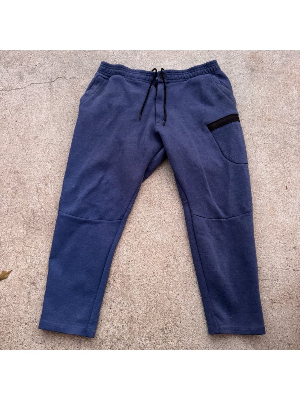 Nike Mens Tech Fleece Joggers Blue 805218-423 Size XXL Zip Pockets Drawstrings